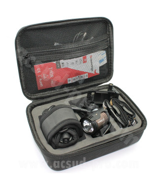 ECLAIRAGE VELO AVANT A BATTERIE SPANNINGA THOR 1100 LUMENS (KIT COMPLET)