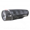ECLAIRAGE VELO AVANT A PILES SUR GUIDON SPANNINGA LANZA NOIR