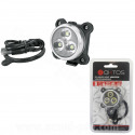 ECLAIRAGE VELO AVANT RECHARGEABLE USB OKTOS DISCO
