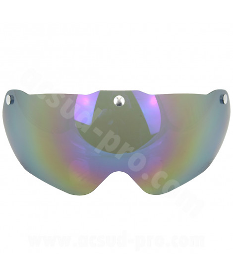 ECRAN CASQUE VELO EXPEDO SAFETY LABS MAGNETIQUE IRIDIUM*