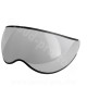 ECRAN CHROME CASQUE 1/2 JET PUCK SB23 (ANCIEN MODELE - PETIT DIAMETRE)  *
