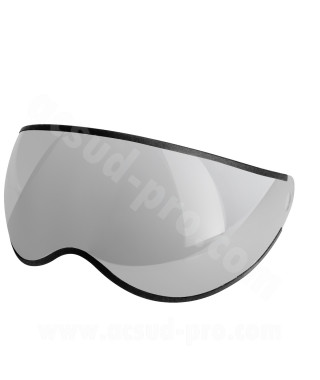 ECRAN CHROME CASQUE 1/2 JET PUCK SB23 (ANCIEN MODELE - PETIT DIAMETRE)  *