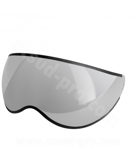 ECRAN CHROME CASQUE 1/2 JET PUCK SB23 (ANCIEN MODELE - PETIT DIAMETRE)  *