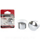 EMBOUT DE GUIDON ROUTE CHROME VELOX (LA PAIRE)