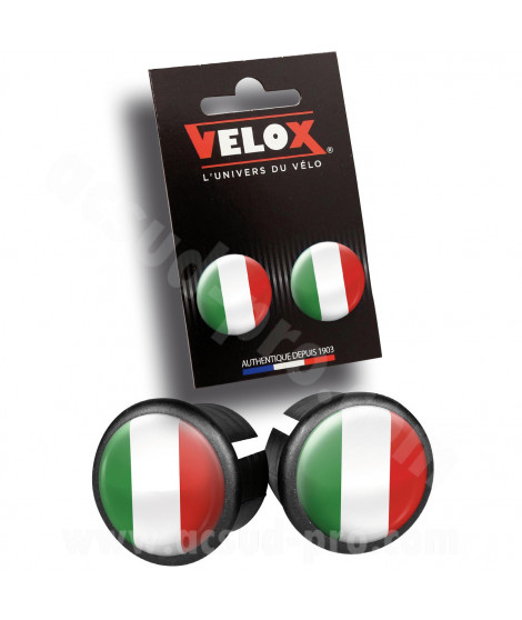 EMBOUT DE GUIDON ROUTE ITALIE VELOX (LA PAIRE)