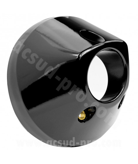 EMBOUT ECHAPPEMENT RB MAX ADAPT. YAMAHA TMAX 500 / MAJESTY 400 2001-2007 + 2008-2011 NOIR BRILLANT