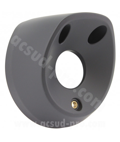 EMBOUT ECHAPPEMENT RB MAX ADAPT. YAMAHA TMAX 530 2017-2019  SX / DX  NOIR MAT (OEM : BC3147990000)