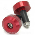 EMBOUT GUIDON OPM DINGO SCOOT / MAXISCOOT / MOTO ROUGE Ø14mm (LA PAIRE)