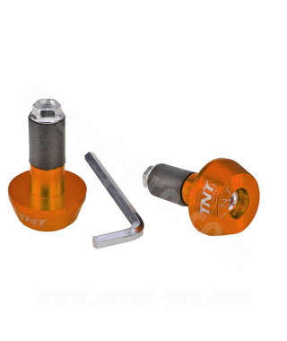 EMBOUT GUIDON OPM JIMNY SCOOT / MAXIDSCOOT / MOTO ALU Ø14mm (LA PAIRE)