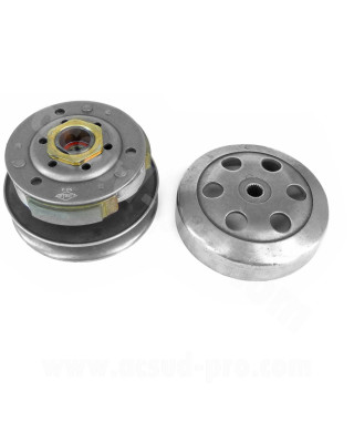 EMBRAYAGE ADAPT SCOOTER CHINOIS GY6 10 POUCES 4T / TNT MOTOR ROMA / BOSTON / KISBEE / V-CLIC 10 POUCES 4T (MOTEUR GY6 139QMB/A)