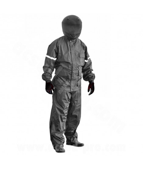 ENSEMBLE PLUIE TNT (VESTE  + PANTALON) NOIR TAILLE XL