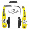 ETRIER DE FREIN ALU JAUNE