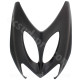 FACE . TABLIER . CARENAGE AVANT ADAPT. MBK NITRO / YAMAHA AEROX 1998-2012 NOIR MAT