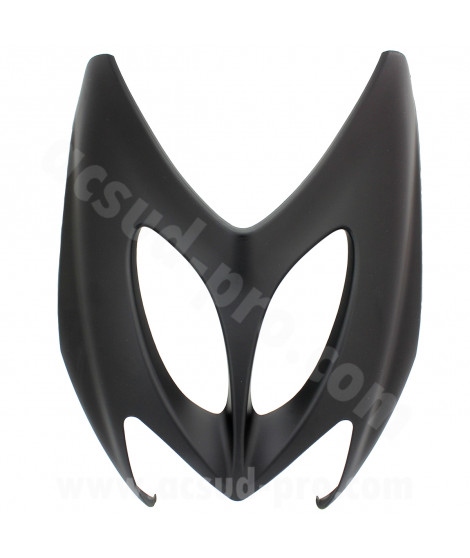 FACE . TABLIER . CARENAGE AVANT ADAPT. MBK NITRO / YAMAHA AEROX 1998-2012 NOIR MAT