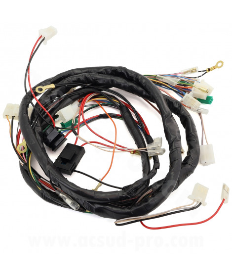 FAISCEAU ELECTRIQUE TYPE ORIGINE ADAPT MBK BOOSTER  2000-2002 / YAMAHA BWS 2000-2002 (OEM : 5HG-H2590-00)