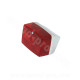 FEU ARRIERE ADAPT. SOLEX / PEUGEOT 103 MBK 51 BASE CHROMEE