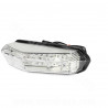 FEU ARRIERE  A DIODES CLIGNOTANT INTEGRES ADAPT. DERBI SENDA TRANSPARENT ( HOMOLOGUE CE )