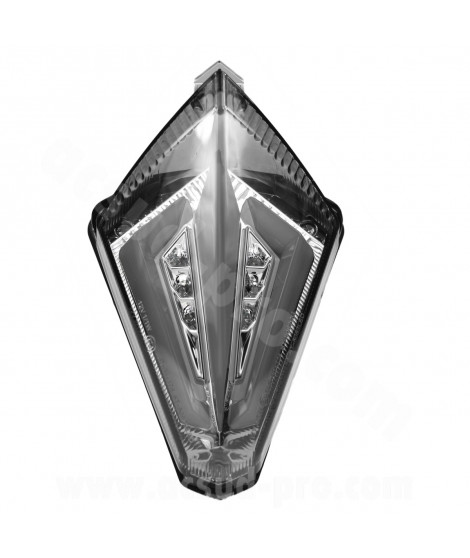 FEU ARRIERE A LED COMPLET RB MAX ADAPT. YAMAHA TMAX 530 2012-2016 FUME HOMOLOGUE