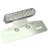 FEU ARRIERE BARRETTE TRANSP + SUPPORT PLAQUE HOMOLOGUE