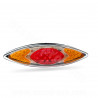 FEU ARRIERE + CLIGNOTANT A LEDS EYE ROUGE / ORANGE *