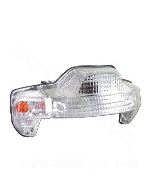 FEU ARRIERE COMPLET ADAPT. MBK 50 BOOSTER 1999-2003 / YAMAHA 50 BWS 1999-2003  TRANSPARENT AVEC CLIGNOTANTS   *