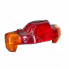 FEU ARRIERE COMPLET ADAPT. MBK 50 BOOSTER 1999-2003 / YAMAHA 50 BWS ORIGINAL 1999-2003 ROUGE AVEC CLIGNOTANTS *
