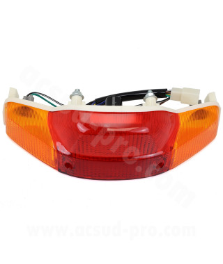 FEU ARRIERE COMPLET ADAPT. MBK 50 BOOSTER / YAMAHA 50 BWS 1990-1998  AVEC CLIGNOTANTS (3VL)*