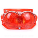 FEU ARRIERE COMPLET ADAPT. MBK 50 OVETTO 1997-2007 / YAMAHA 50 NEOS 1997-2007 ROUGE (OEM : 5AD-H4710-00)*