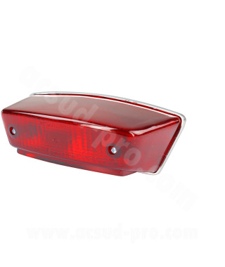 FEU ARRIERE COMPLET ADAPT. MBK 50 STUNT / YAMAHA 50 SLIDER-125 TZR 1991-1993 ROUGE (OEM  : 4GV-H4710-00)*