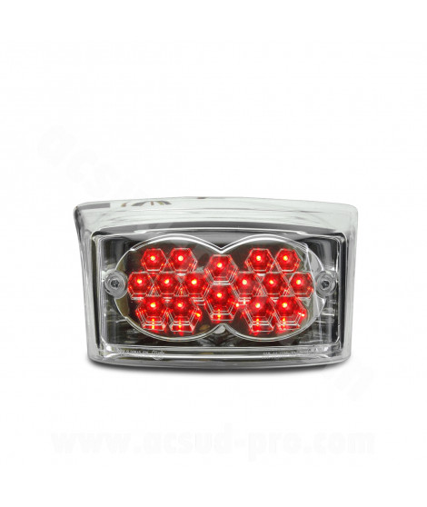FEU ARRIERE COMPLET ADAPT. MBK BOOSTER  (à partir de) 2004  / YAMAHA BWS (à partir de) 2004  A LEDS HOMOLOGUE