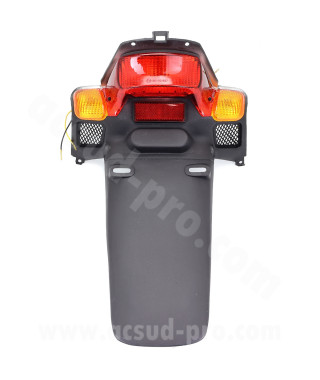 FEU ARRIERE COMPLET ADAPT. MBK BOOSTER NEXT / YAMAHA BWS NEXT AVEC BAVETTE (HOMOLOGUEE CE) 4SB