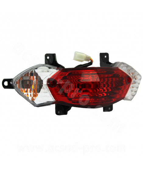 FEU ARRIERE COMPLET ADAPT. PEUGEOT  KISBEE 50CC 2T ET 4T / STREETZONE (OEM : 778462)