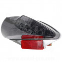 FEU ARRIERE COMPLET + CLIGNOTANT TNT A LEDS ADAPT. MBK 50 NITRO / YAMAHA 50 AEROX  FUME ( HOMOLOGUEE CE )
