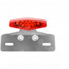 FEU ARRIERE DIAMANT ROUGE + SUPP PLAQUE HOMOLOGUE