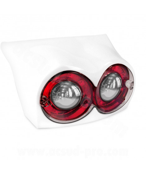 FEU ARRIERE EXTEND BLANC ADAPT. MBK BOOSTER (à partir de) 2004 / YAMAHA BWS (à partir de) 2004  A LEDS *