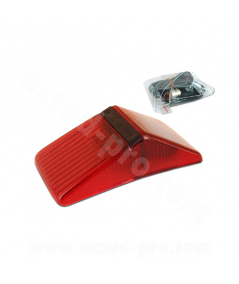 FEU ARRIERE SOUPLE APPLIQUE ROUGE *
