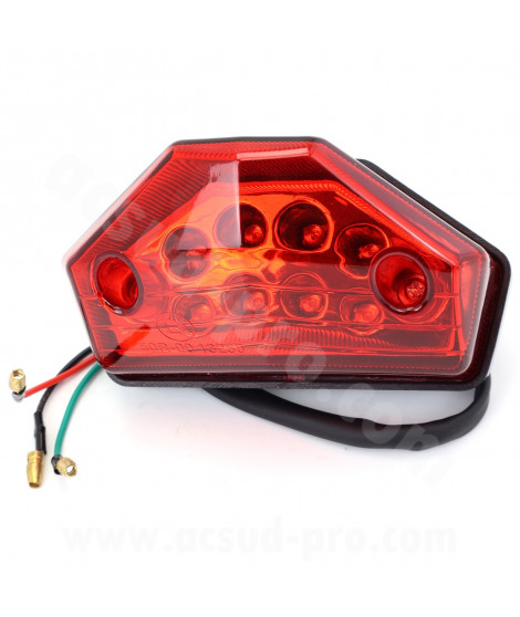 FEU ARRIERE TNT LED ADAPT. RIEJU MRT ROUGE*  (OEM : 0/000.150.2020)