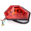 FEU ARRIERE TNT LED ADAPT. RIEJU MRT ROUGE*  (OEM : 0/000.150.2020)