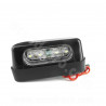 FEU ECLAIRAGE DE PLAQUE HOMOLOGUE TNT A LEDS NOIR MAT