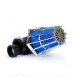 FILTRE A AIR CARENZI R 90° Ø35/28 CHROME/BLEU