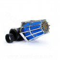 FILTRE A AIR CARENZI R 90° Ø35/28 CHROME/BLEU
