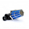 FILTRE A AIR CARENZI R 90° Ø35/28 CHROME/BLEU