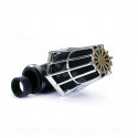 FILTRE A AIR CARENZI R 90° Ø35/28 CHROME/NOIR