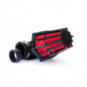 FILTRE A AIR CARENZI R 90° Ø35/28 NOIR/ROUGE