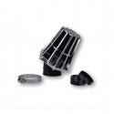 FILTRE A AIR CARENZI  R-EVOLUTION 30° Ø35/28 CHROME/NOIR