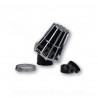 FILTRE A AIR CARENZI  R-EVOLUTION 30° Ø35/28 CHROME/NOIR