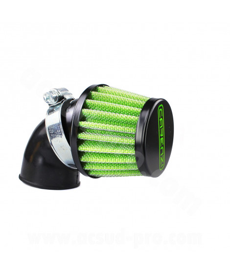 FILTRE A AIR CARENZI TYPE KN  Ø28/35 45° ADJUSTABLE (TAILLE M)