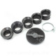 FILTRE A AIR MARCHALD POWER FILTER NOIR L 40mm / Ø CONNEXION  28-32-36-39-43MM