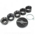 FILTRE A AIR MARCHALD POWER FILTER NOIR L 40mm / Ø CONNEXION  28-32-36-39-43MM