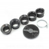 FILTRE A AIR MARCHALD POWER FILTER NOIR L 40mm / Ø CONNEXION  28-32-36-39-43MM